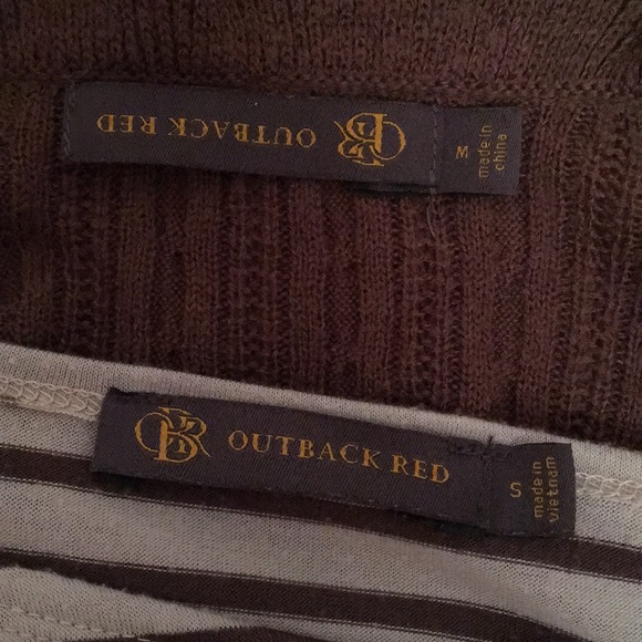 Outback Red Cardigan and long sleeve tshirt - Picture 5 of 7